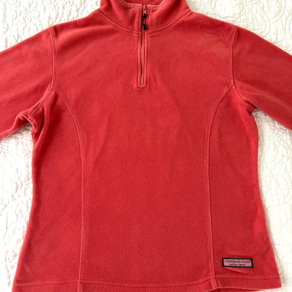Vineyard Vines Women’s Small Quarter Zip Fleece Sweater